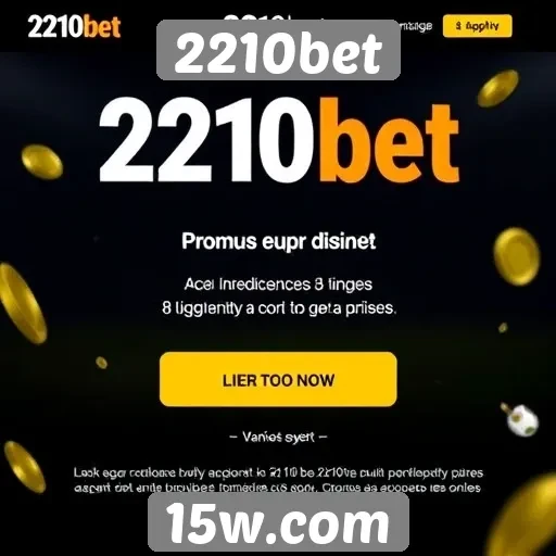 Promoções e bônus oferecidos pela 2210bet